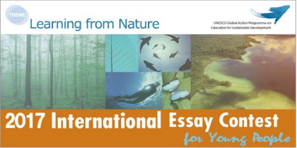 2017 International Essay Contest for Young People By UNESCO-Goi Peace Foundation
